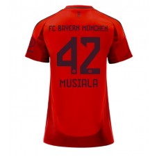 Bayern Munich Jamal Musiala #42 Hjemmedrakt Kvinner 2024-25 Kortermet